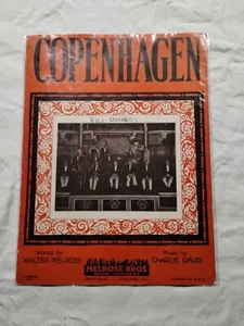 KOPENHAGEN von Charlie Davis & Walter Melrose 1924 Ragtime antike Noten - Bild 1 von 6