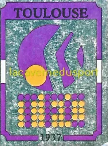 309 ECUSSON BADGE FOIL TOULOUSE FC TFC STICKER PANINI FOOTBALL FRANCE 1986 1987 - Foto 1 di 1