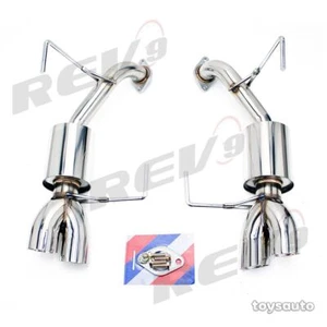 Silenciador de escape trasero eje Rev9 FlowMaxx 3" punta cuádruple para Subaru WRX solo 15-21 - Imagen 1 de 5