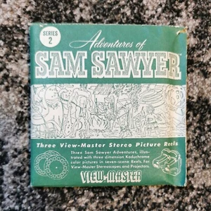 Adventures of Sam Sawyer View Master Reels 3, 4, 5, 6 with Sleeves & Booklets - Photo 1 sur 6