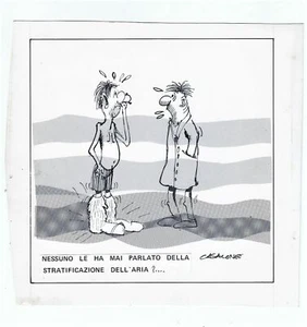 DISEGNO originale CASALONE promo Aerferrisi cartoon strip TAVOLA VIGNETTA 6 - Imagen 1 de 1