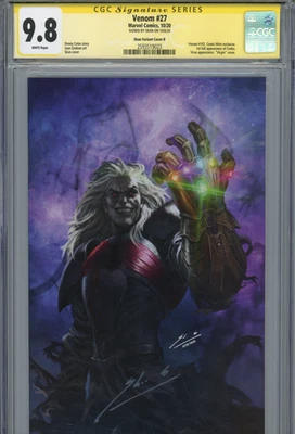 Venom #27 (2020) Marvel CGC 9.8 White Skan Variant Signed READ DESCRIPTION - Image 1 of 3
