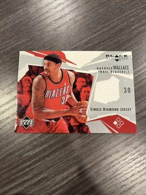 2003 Upper Deck Black Diamond Basketball #BD-RW Rasheed Wallace - Image 1 of 2