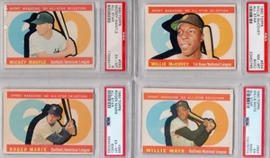 1960 Topps Baseball Master Set (638 Karten) Serie 5 weiß & grau! 38 Graded🔥 - Bild 1 von 18