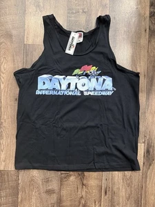Daytona International Speedway Tank Top Men’s Black XL Brand New Vintage 90’s - Picture 1 of 7