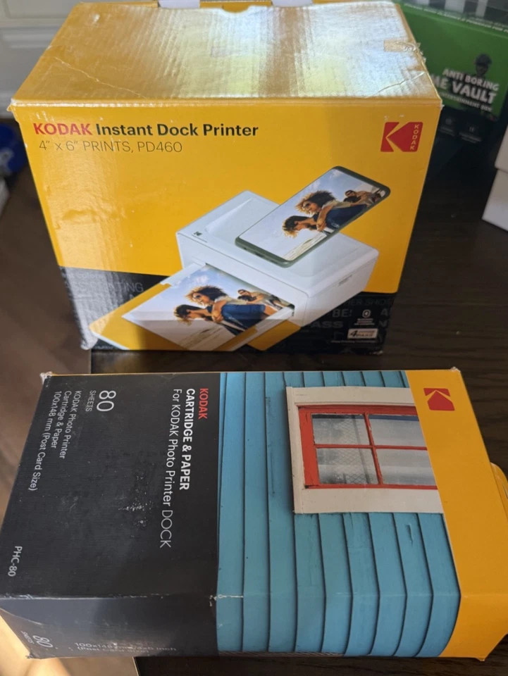 Kodak Instant Dock Printer PD460- WITH PAPER(100x148mm) Post Card Size - Image 1 of 1
