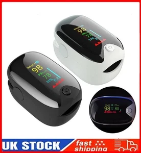 Blood Monitor LED Display Fingertip Oximeter for Adults Seniors NEW - Picture 1 of 10