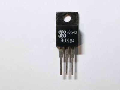 3Шт BUX84 SGS Thomson NPN питания транзистор 400V 2A TO-220 - Изображение 1 из 3