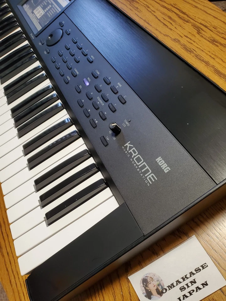 KORG KROME Music Workstation 61 Key Synthesizer Good Condition Japan w Adapter - Image 1 of 4