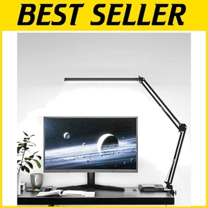 Modern Eye-Caring Drafting Lamp - 10 Brightness Levels & Adjustable Arm - Picture 1 of 9
