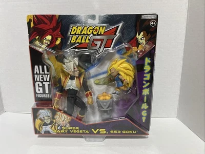 Dragon Ball GT Z Jakks Pacific Super Baby Vegeta vs SS3 Goku Nuevo 2004 Foto 1 de 4