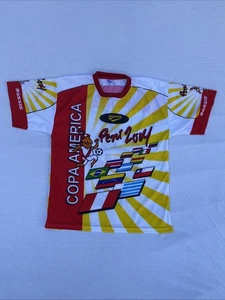 Vintage Bossis Copa Americas Peru 2004 Trikot Fan Fußball Soccer Flaggen Größe Large - Bild 1 von 7
