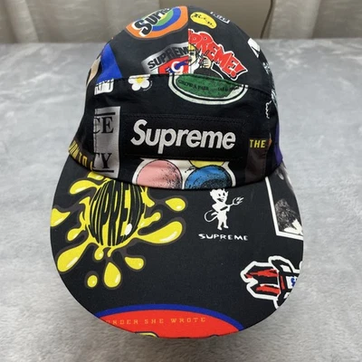 Sombrero Supreme Largo Bill Camp CaP Negro Pegatinas Talla S/M Logo Gore-Tex SS '21 Foto 1 de 4