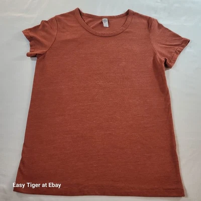 Camiseta grande Alternative Earth Fall Pumpkin Spice naranja jaspeado óxido para mujer Foto 1 de 4