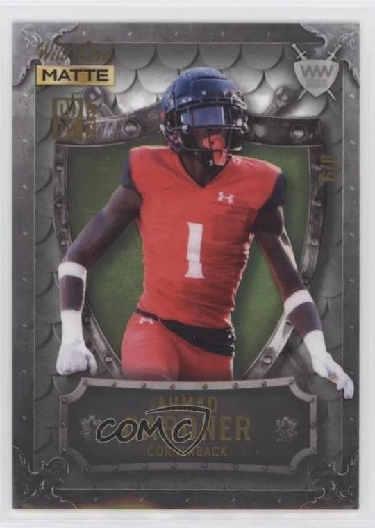 2022 Wild Card Matte SP Exclusive White/Green /8 Ahmad Gardner #WWN-1 Rookie RC - Image 1 of 2