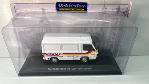 SALVAT 1/43 VEHICULO SERVICIO DIECAST MERCEDES BENZ MB100D IBERIA 1990 - Imagen 1 de 4