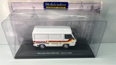 SALVAT 1/43 VEHICULO SERVICIO DIECAST MERCEDES BENZ MB100D IBERIA 1990 - Imagen 1 de 4