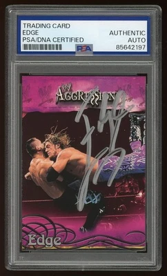 Edge (Adam Copeland) PSA/DNA Auto 2003 Fleer #53 WWF Signed Autographed WWE AEW - Image 1 of 2