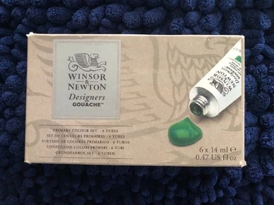 Набор красок Winsor & Newton Designers' Gouache Primary Color 6 тюбиков, 14 мл - Изображение 1 из 2