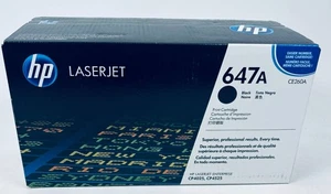 ORYGINALNY CZARNY TONER HP 647A CE260A DO LASERJET CP4025 CP4525 - Zdjęcie 1 z 4
