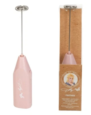 DOLLY PARTON Pink Handheld Frother New In Package Dollycore Pastel Pink. New - Image 1 of 4
