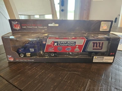 Fleer White Rose Limited Edition 1/80 New York Giants Truck Hauler 4x SUPER BOWL - Image 1 of 4