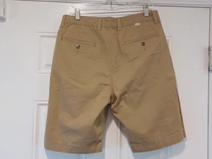 Levis Shorts Mens Twill Chino Khaki White Tab Size 32x 10" Inseam Pockets - Picture 1 of 5