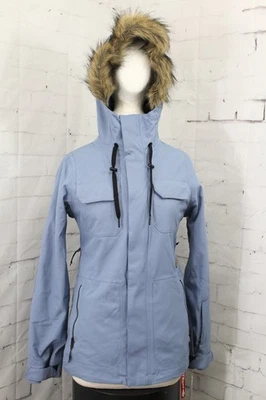 Volcom Shadow Insulated Snow Jacket, Womens' Extra Small/XS, Washed Blue New - Image 1 of 4