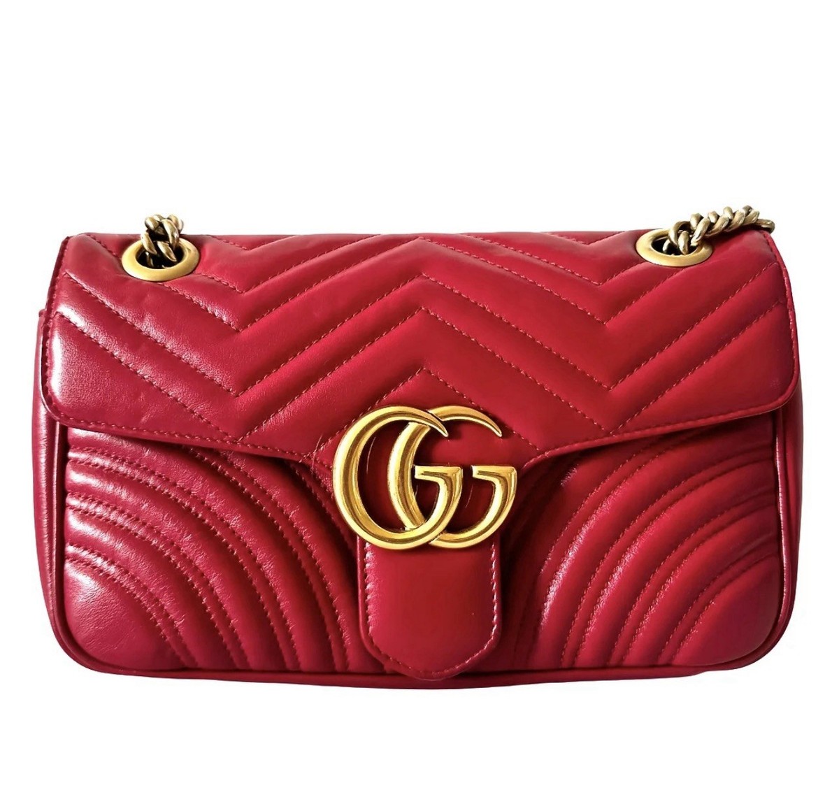 ショルダーバッグ・ポシェット Gucci Borsa Gg Mamront Piccola In Pelle GG Marmont mini camera bag in black leather | GUCCI® US