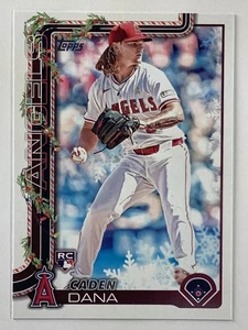 Topps Holiday Base #H133 Caden Dana RC Angels 2025 - Imagen 1 de 2