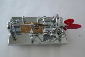 Vibroplex Telegraph Key No. 204208 - Picture 1 of 9