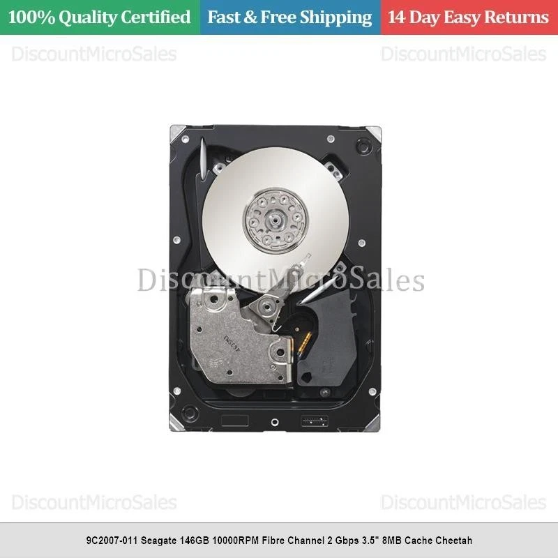 9C2007-011 Seagate 146GB 10000RPM Fibre Channel 2 Gbps 3.5" 8MB Cache Cheetah - Image 1 of 1