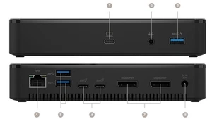 Belkin Thunderbolt 3 Dock Plus F4U109 sin adaptador de CA - Imagen 1 de 2