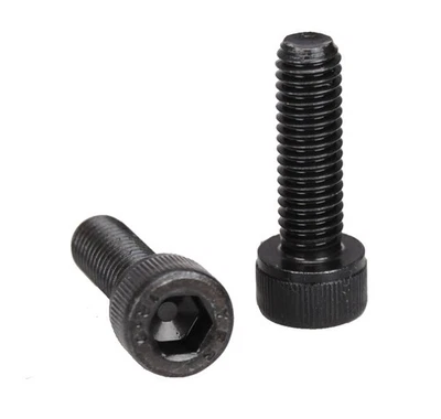 PORKCHOP BMX M6 Crank arm pinch bolts fits Odyssey Black Widow (PAIR) - BLACK