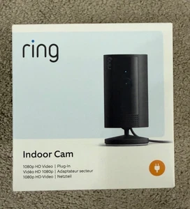 Ring Indoor Camera 2nd Gen Security Cam 1080p HD Video Black Brand New - Picture 1 of 1