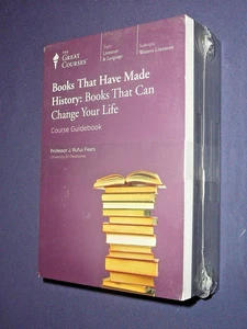 Great Courses  CDs :   BOOKS THAT MADE HISTORY, BOOKS THAT CAN CHANGE YOUR LIFE - Picture 1 of 1