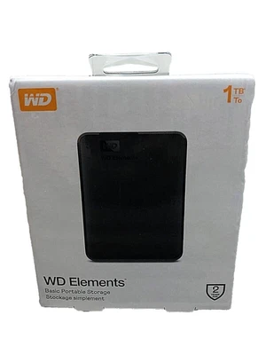 Disque Dur Externe Western Digital WD 1 To, 2,5" - Noir (WDBYNN0010BBK) - Photo 1/3