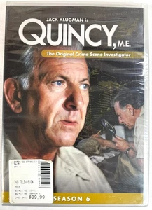 Quincy M.E. Season 6 DVD 1980 Crime Scene Investigation Mystery TV Series NEW - Foto 1 di 3