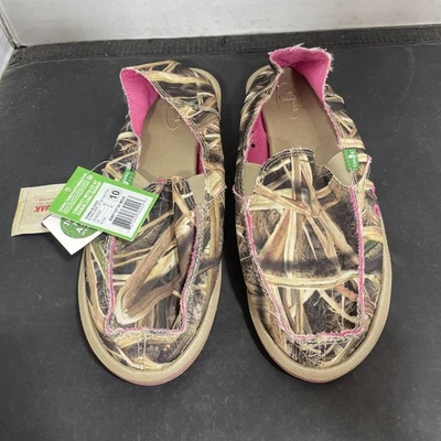 Mossy Oak Sanuk женщин Donna лезвия камуфляж размер 10 новый - Изображение 1 из 4