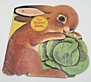 Vintage 1965 The Bunny Book By Richard Scarry A Golden Shape Book Rabbits - Imagen 1 de 15