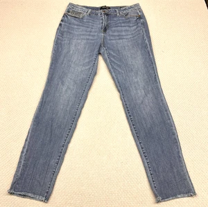 Pantalones de mezclilla Judy Blue para mujer 15/32 calce ajustado tiro alto corte desgastado informal - Imagen 1 de 11
