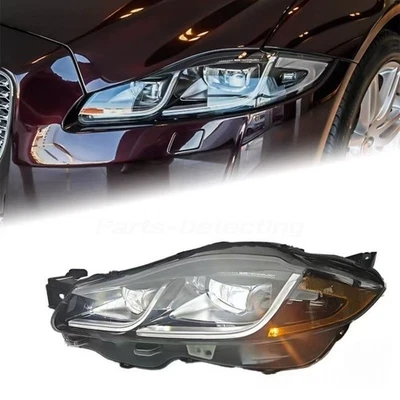 Left Side LED Headlight Assembly For 2016-2019 Jaguar XJ XJL FW93-13W030-BBFW9 - Image 1 of 3