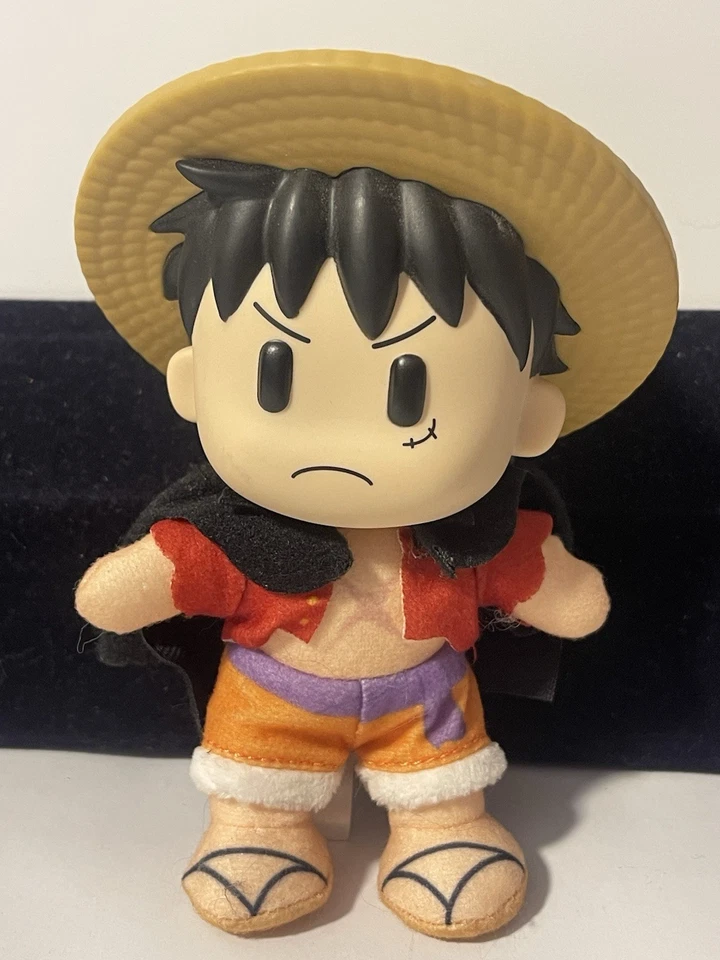 Figura de una pieza llave Luffy cabeza de vinilo serie de felpa móvil Foto 1 de 4