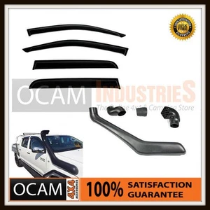 Combo for Toyota Hilux N70 25/26 Series Snorkel, Window Visors 2005-11 Weathersh - Picture 1 of 12