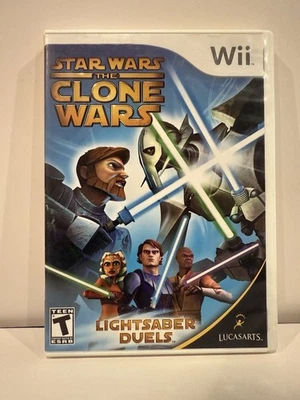 Star Wars: The Clone Wars - Lightsaber Duels (Nintendo Wii, 2008) - CIB Complete - Image 1 of 4