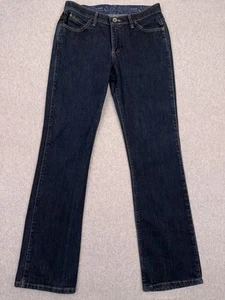 Pantalones de mezclilla para mujer Wrangler Q-Baby Ultimate elásticos lavado oscuro dinastía - Imagen 1 de 10