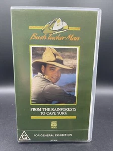 Bush Tucker Man From the Rainforests to Cape York VHS ABC retro Les Hiddins 90s - Picture 1 of 3