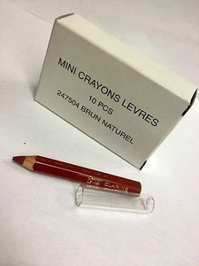 CLARINS MINI LIPLINER MARRONE NATURALE x10 lotto M nuovo con scatola - Foto 1 di 1