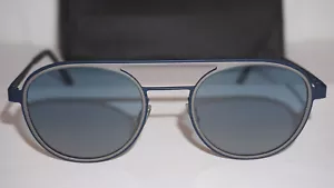 BLACKFIN Sunglasses New PEBBLE BEACH Navy Silver Blue BF979 1463 50 21 145 - Picture 1 of 9
