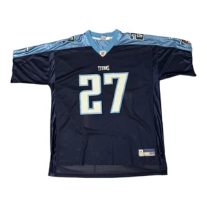 Reebok Herren Eddie George Tennessee Titans blau Fußball Trikot Größe 2XL - Bild 1 von 4